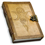 5" x 7" Goddess of Earth Embossed leather w/ latch