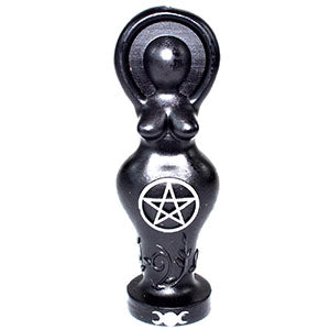 5 1/2" Black Goddess candle