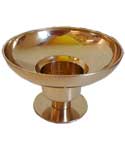 Brass Universal candle holder 4 1/4" dia