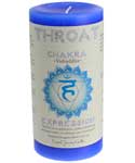 Throat Chakra pillar candle 3" x 6"
