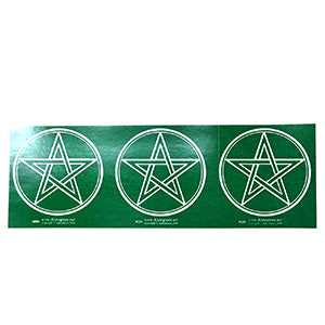Three Pentagrams Bumper Sticker