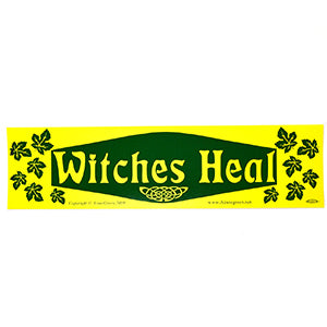 Witches Heal bumper sticker