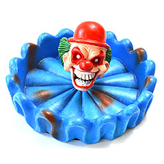 4 1/2" Bobblehead Clown ashtray