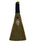 9" Broom Evil Eye Fatima Hand