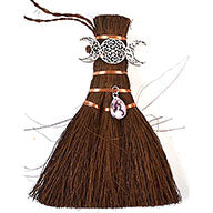6" Triple Moon broom