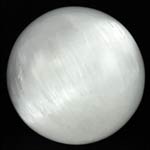 3" Selenite gazing ball