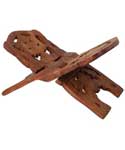 Wooden book holder 10"