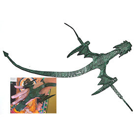Green Dragon hand pet