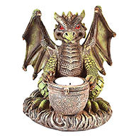 6 3/4" Dragon burner/ tea lite