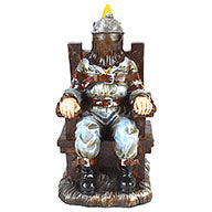 7" Electric Chair back flow incense burner