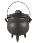 Plain Cast Iron Cauldron 3"