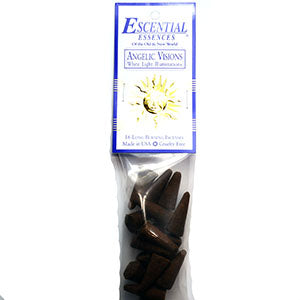16/pk Angelic Vision escential essences incense cones
