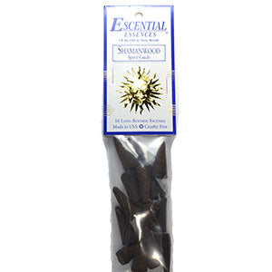16/pk Shamanwood escential essences incense cones