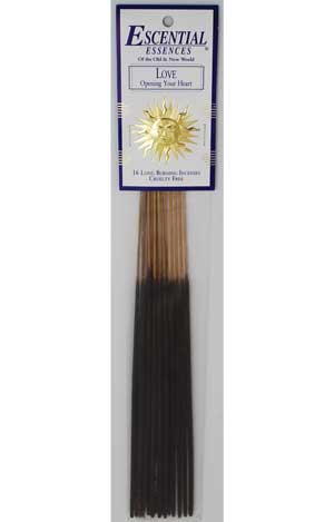 16/pk Love Escential essences incense sticks