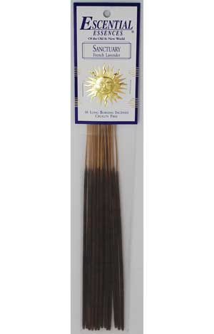 16/pk Sanctuary escential essences incense sticks