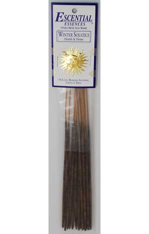 16/pk Winter Solstice escential essences incense sticks
