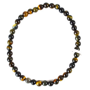 4mm Tiger Eye, Blue