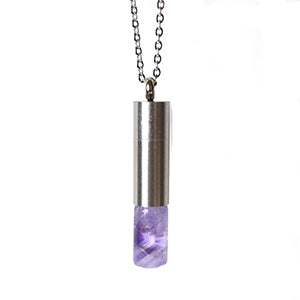 Amethyst chamber W/ chain