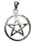 3/4" Pentagram sterling