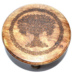 6"dia x 4" Tree of Life altar table