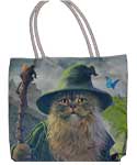 17" x 17" Catdalf tote bag