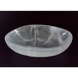 7-8" Selenite altar bowl