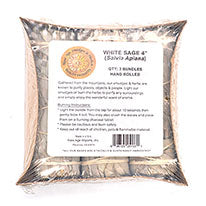 (set of 3) White Sage smudge stick 3-4"