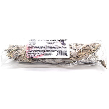 California White Sage smudge stick 8-9"