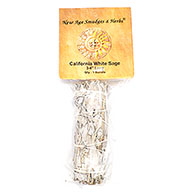 California White Sage smudge stick 3-4"