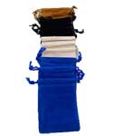 (set of 12) 3" x 4" Mixed velvet pouch
