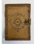 5" x 7" Moon Phase Embossed leather w/ latch