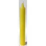 Yellow 6" household candle