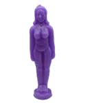 6 3/4" Purple Woman candle