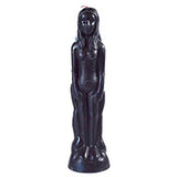 8" Black Female candle