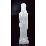 8" White Female candle