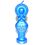 5 1/2" Blue Goddess candle