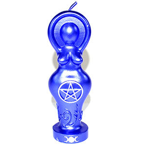 5 1/2" Purple Goddess candle