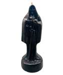 10" Black Holy Death candle