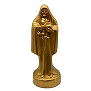 10" Gold Holy Death candle