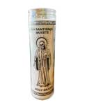 10" White Holy Dearth candle