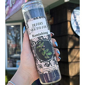 Deadly Nightshade aromatic jar candle