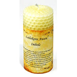 4" Imbolc Sabbat Lailokens Awen candle