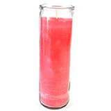 Pink 7-day jar candle