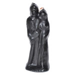 6" Marriage Black candle
