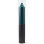9" Green/ Black pillar candle