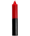 9" Red/ Black pillar candle