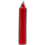 9" Red pillar candle