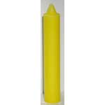 9" Yellow pillar candle