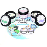 (set of 18) Mixed Stones soy candles