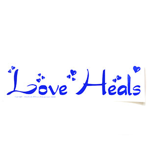 Love Heals bumper sticker